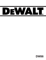 DeWalt DW86 Owner's manual