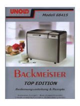 Unold BREADMAKER TOP EDITION Owner's manual