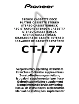 Pioneer CT-L77 User manual