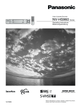 Panasonic NVHS960ECS Operating instructions