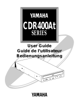 Yamaha CDR400At User manual