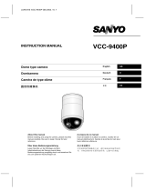 Sanyo VCC-9400 User manual