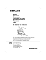 Hitachi M 12V2 Owner's manual