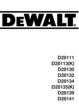 DeWalt D28113 T 1 Owner's manual