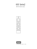 B&W DM 605 User manual