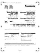 Panasonic RPSDW08GE1K Owner's manual