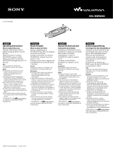 Sony CKL-NWS630 Owner's manual