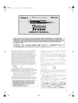 Roland SRX-08 Owner's manual