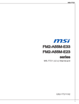 MSI FM2-A75IA-E53 Owner's manual