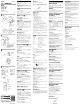 Sony ICF-R45 Operating instructions
