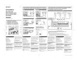 Sony 3-289-452-11(1) Quick start guide