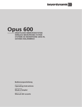Beyerdynamic Opus 600 T-Set,  User manual