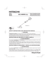 Hitachi CG 24EKS Safety Instructions And Instruction Manual