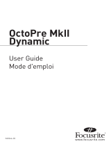 Focusrite OctoPre MkII Dynamic User manual