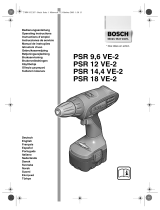 Bosch PSR 14,4 VE-2 Owner's manual