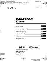 Sony ST-SDE700 Owner's manual
