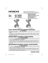 Hikoki WH 18DBDL User manual