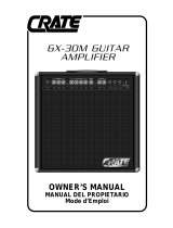 Crate GX-30M Owner's manual