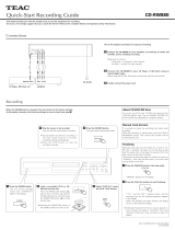 TEAC CD-RW880 User manual