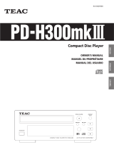 TEAC PD-H300MKIII Owner's manual