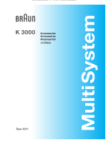 Braun K3000 Owner's manual