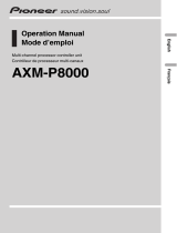 Pioneer AXM-P8000 Owner's manual