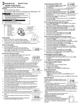 Intermatic DT620K Operating instructions