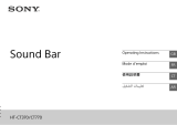 Sony HT-CT770 User manual