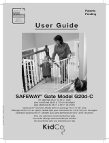 Kidco G20d-C User guide