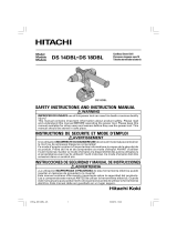 Hitachi DS 14DBL User manual