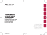 Pioneer AVH-X3700DAB Installation guide