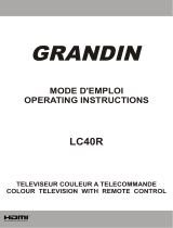 Grandin LCD 8205 HDB Operating Instructions Manual