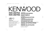Kenwood KDC-2027SG User manual