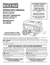 Black Max BM10300 Series User manual