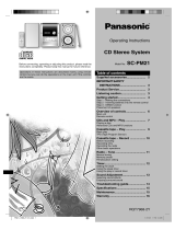 Panasonic SCPM21 Owner's manual
