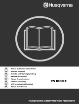 Husqvarna TS 1000 F Owner's manual