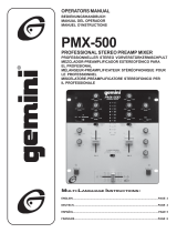 Gemini PMX-500 User manual