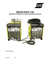 ESAB Deuce Pack 150 300 AMP Plasmarc Cutting & Gouging Package User manual