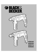 BLACK+DECKER KR550 User manual