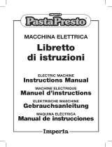 Imperia PASTAPRESTO Owner's manual