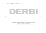 Derbi Senda DRD X-Treme 50 SM Owner's manual