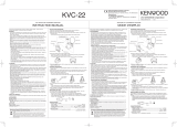 Kenwood KVC-22 Owner's manual