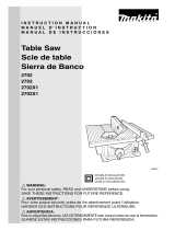 Makita 2703X1 Owner's manual