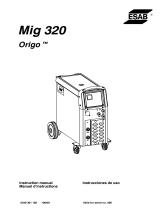 ESAB Mig 320 Origo User manual