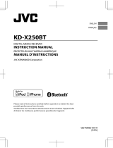 JVC KD-X250BTE Owner's manual