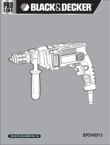 Black & Decker BPDH8513 User manual