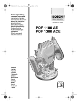 Bosch POF 1300 ACE Owner's manual