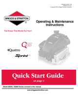 Briggs & Stratton 100000 SQ 500 Series Owner's manual