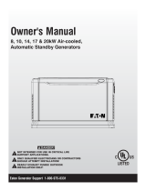 Eaton 8 kW Air-cooled Owner's manual