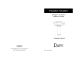 Danze DC018110WH Installation guide